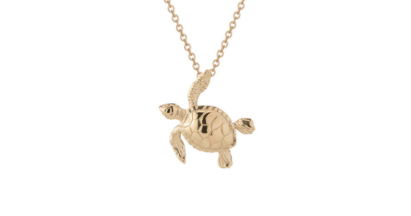 Hawksbill Sea Turtle (Brass)