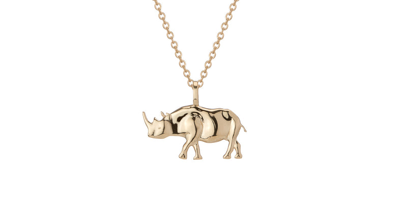 Save the rhino on sale necklace