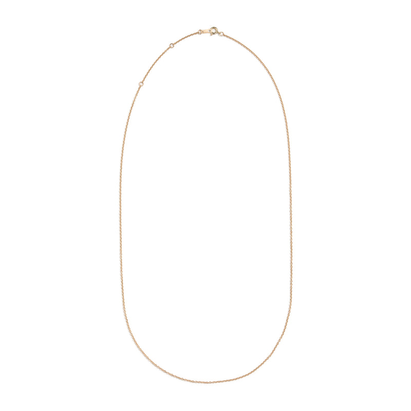 Solid 14 karat Gold Cable Chain